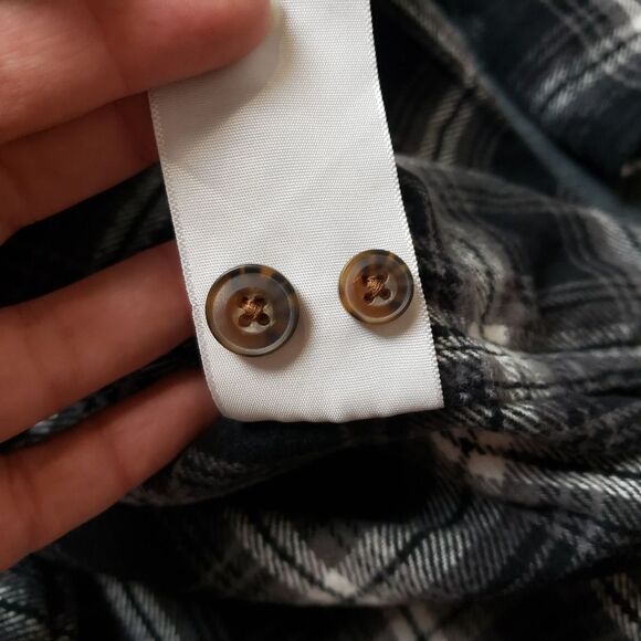 Jachs New York Shirt Thick Plaid Shirt - Jacket Shacket Sz Large - Picture 6 of 9